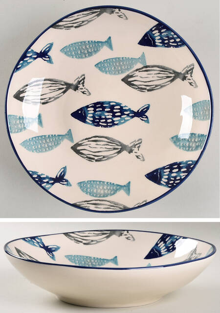 Fish 9" Individual Pasta Bowl