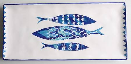 Fish 14" Rectangular Tray