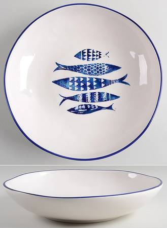 Fish 11" Pasta Serving Bowl