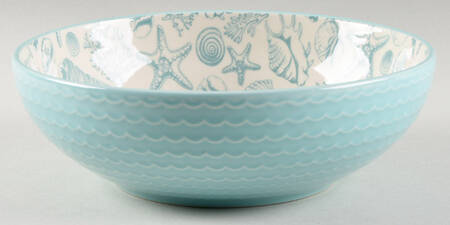 Venice (Aqua) 8" Individual Pasta Bowl