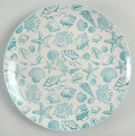 Venice (Aqua) Salad Plate