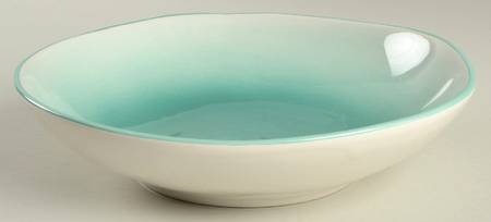 PPC1 Green 9" Individual Pasta Bowl by Papart Ceramics