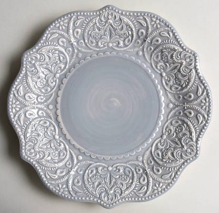 Chateau Clair Gray Dinner Plate