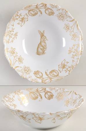 Bunny Hill 10" Round Vegetable Bowl
