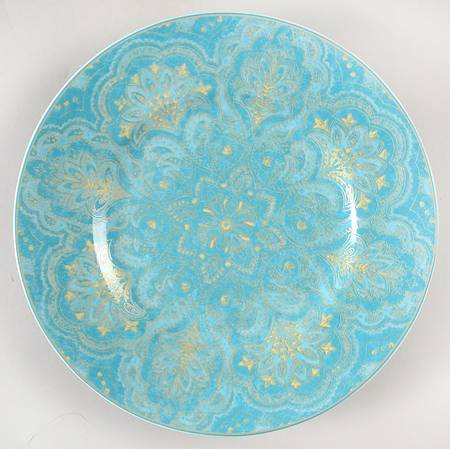 Augustina Opulent Teal Salad Plate