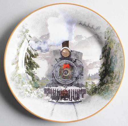 Nostalgic Santa (Nostalgic Christmas) Salad Plate