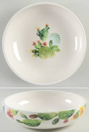 Desert Cactus Individual Dinner Bowl
