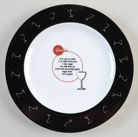 Retro Bar Salad Plate by Pottery Barn China