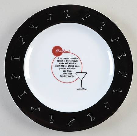 Retro Bar Salad Plate by Pottery Barn China