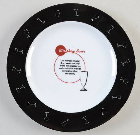 Retro Bar Salad Plate by Pottery Barn China