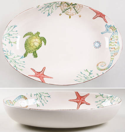 PPC6 13" Oval Serving Bowl