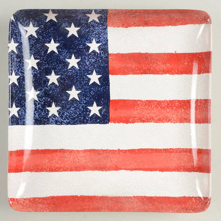 Old Glory Salad Plate
