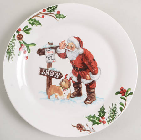 Winter Wonderland Salad Plate