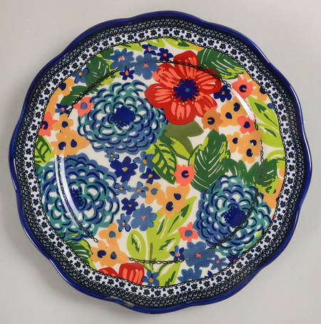 Dazzling Dahlias Salad Plate