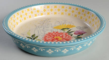 Blooming Bouquet 9" Pie Baking Plate