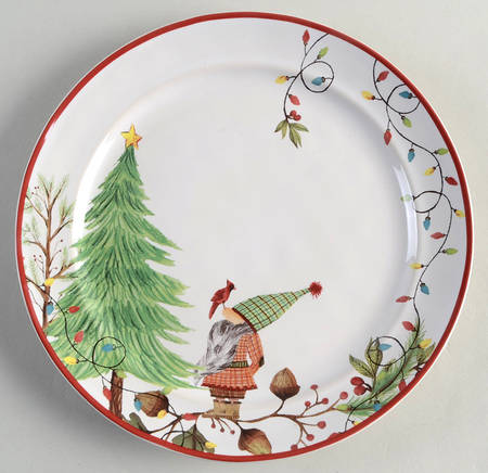 Forest Gnome Salad Plate