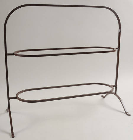 Forest Gnome Metal Stand for 2 Tier Oval Tray & Stand Set