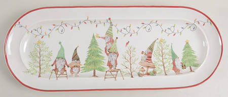 Forest Gnome Tray for 2 Tier Oval Tray & Stand Set