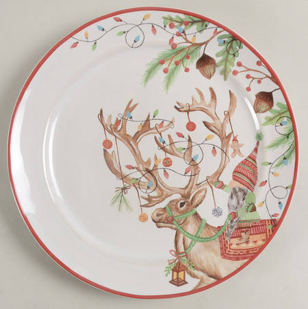 Forest Gnome Salad Plate