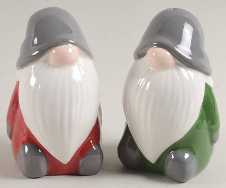 Forest Gnome Figural Salt & Pepper Set
