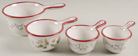 Forest Gnome Measuring Cup Set (1 Cup,1/2 Cup,1/3 Cup,1/4 Cup)