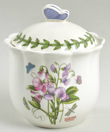 Botanic Garden Bouquet Sugar Bowl & Lid