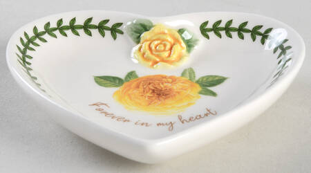 Botanic Garden Bouquet 4" Heart Shaped Tray