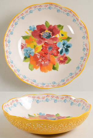 Wildflower Whimsy 8" Individual Pasta Bowl
