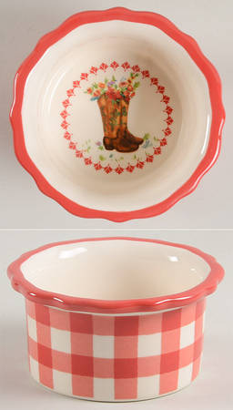 Gingham Ramekin