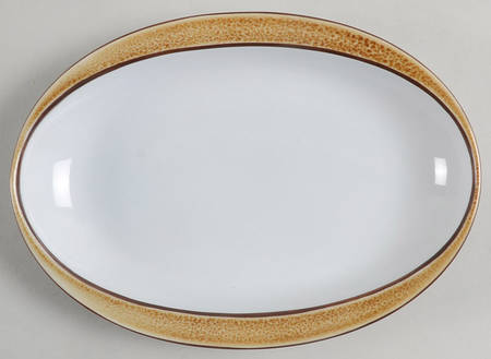 Tuareg Ballet 8" Oval Serving Platter by Porcel