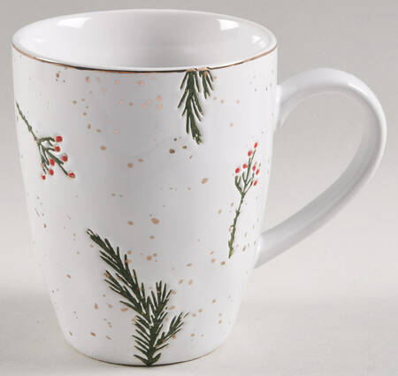 Red Gold Berry Mug by Potter's Studio