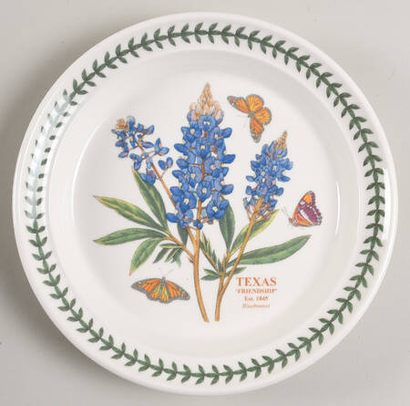 Botanic Garden-Blossoming States Texas Salad Plate