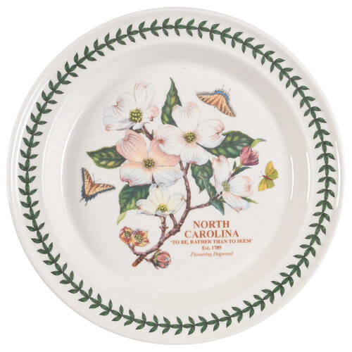 Botanic Garden-Blossoming States North Carolina Dinner Plate