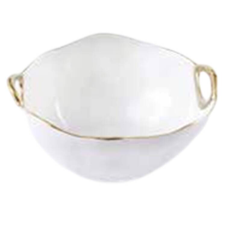 Golden Handles 10" Round Handled Bowl