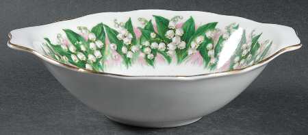 Lily of The Valley Lugged Cereal Bowl