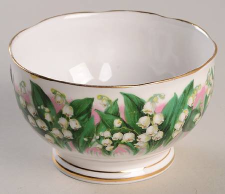 Lily of The Valley Mini Open Sugar Bowl