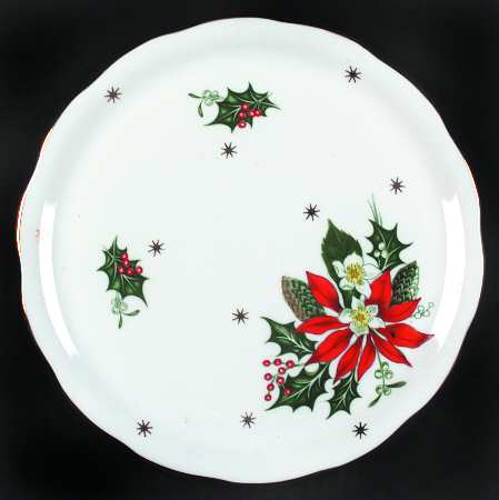 Noel (Gold Trim) Cookie Plate