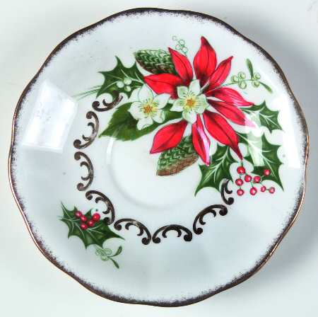 Noel (Gold Trim) Saucer for Footed Cup