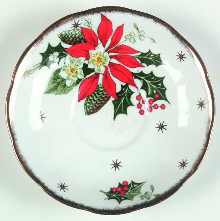 Noel (Gold Trim) Saucer for Footed Cup