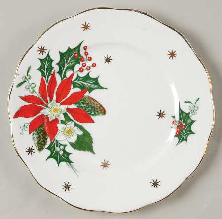 Noel (Gold Trim) Bread & Butter Plate