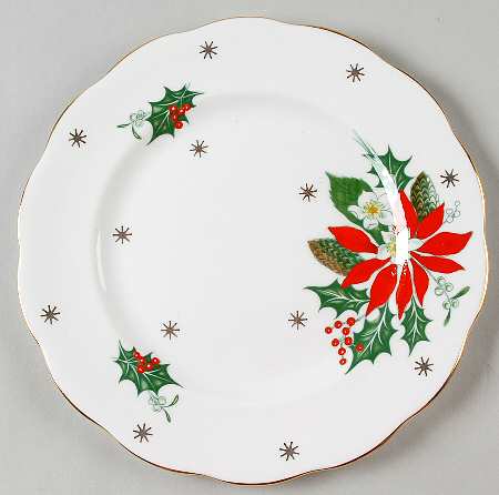 Noel (Gold Trim) Salad Plate