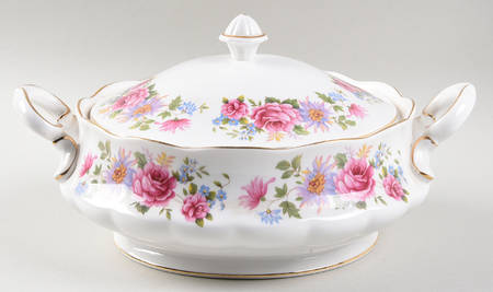 Serenade Round Covered Vegetable by Queen Anne (England)