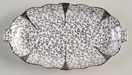 Silver Lace Tray for Mini Creamer & Open Sugar