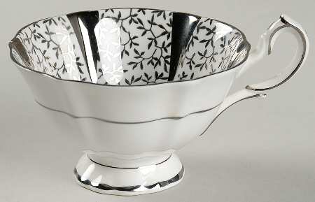 Silver Lace Footed Cup