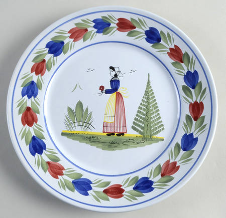 Mistral Blue (Round) by Quimper