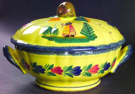 Soleil Yellow (Round) Round Covered Vegetable