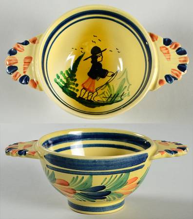 Soleil Yellow (Round) Lugged Cereal Bowl
