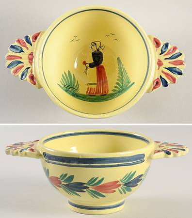 Soleil Yellow (Round) Lugged Cereal Bowl