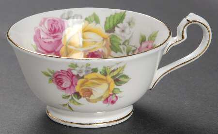 Manor Roses Footed Cup