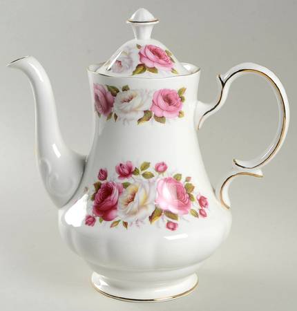 Princess Roses Coffee Pot & Lid